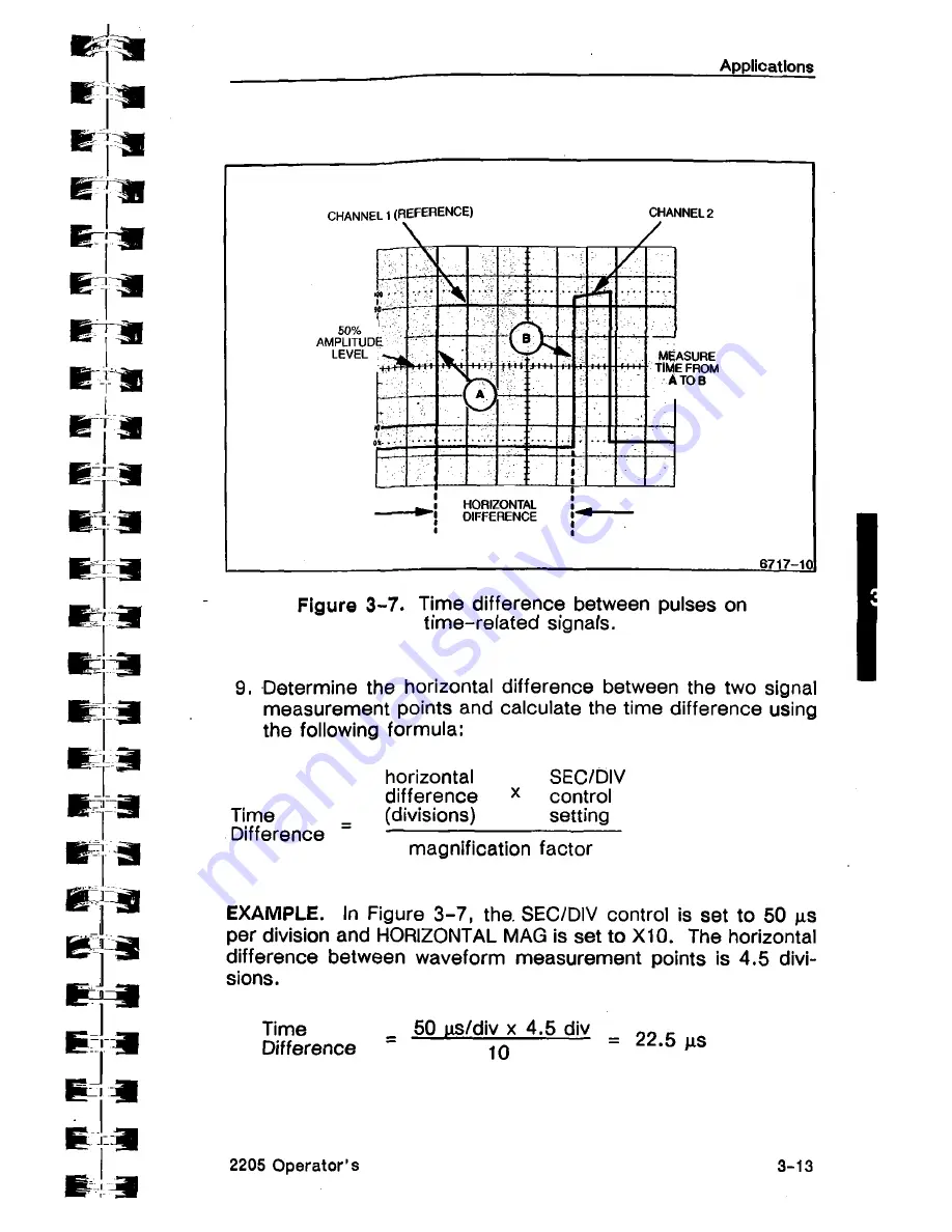 Tektronix 2205 Operator'S Manual Download Page 53