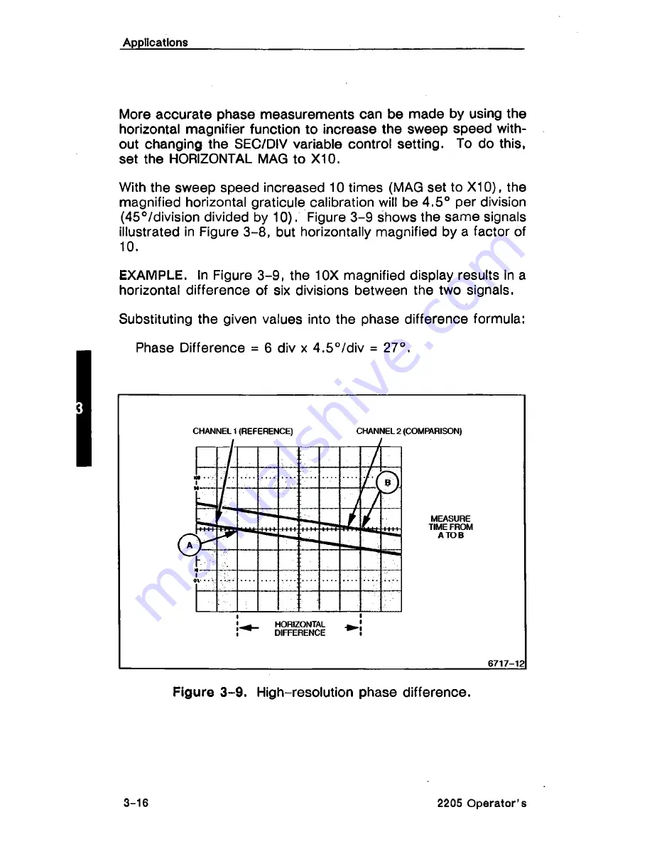 Tektronix 2205 Operator'S Manual Download Page 56