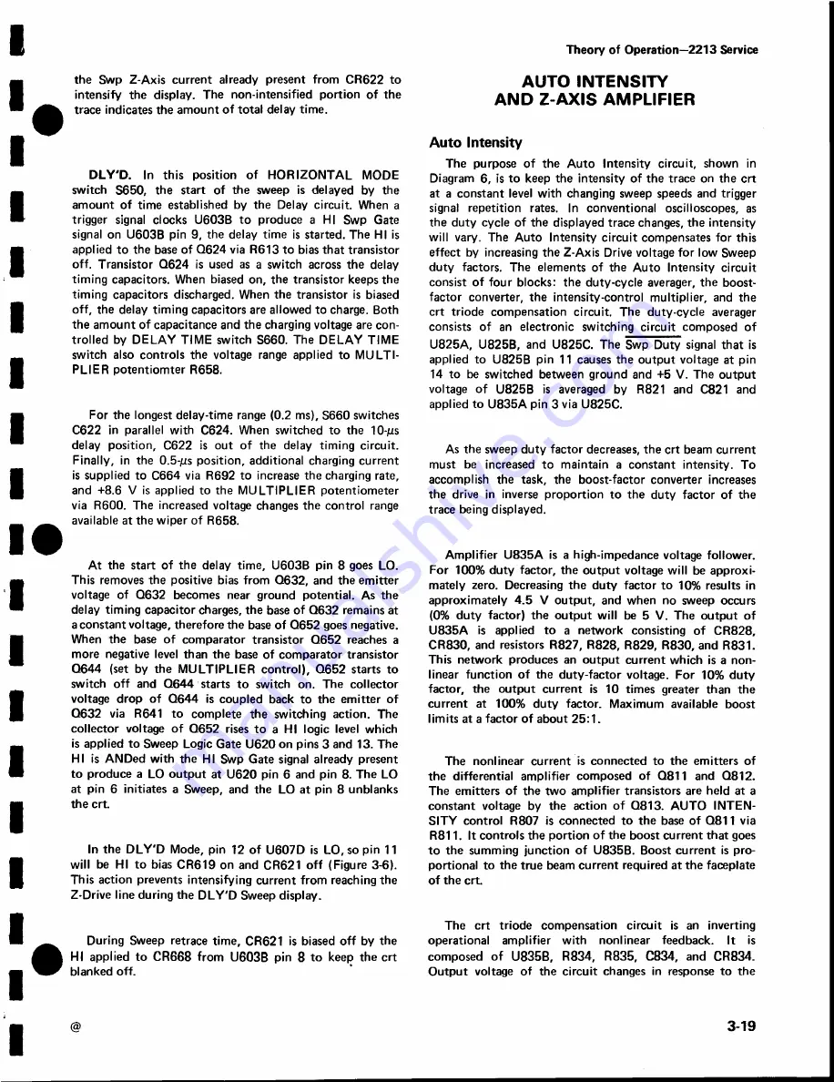 Tektronix 2213 Скачать руководство пользователя страница 46