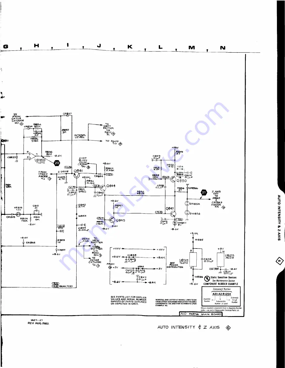 Tektronix 2213 Instruction Manual Download Page 185