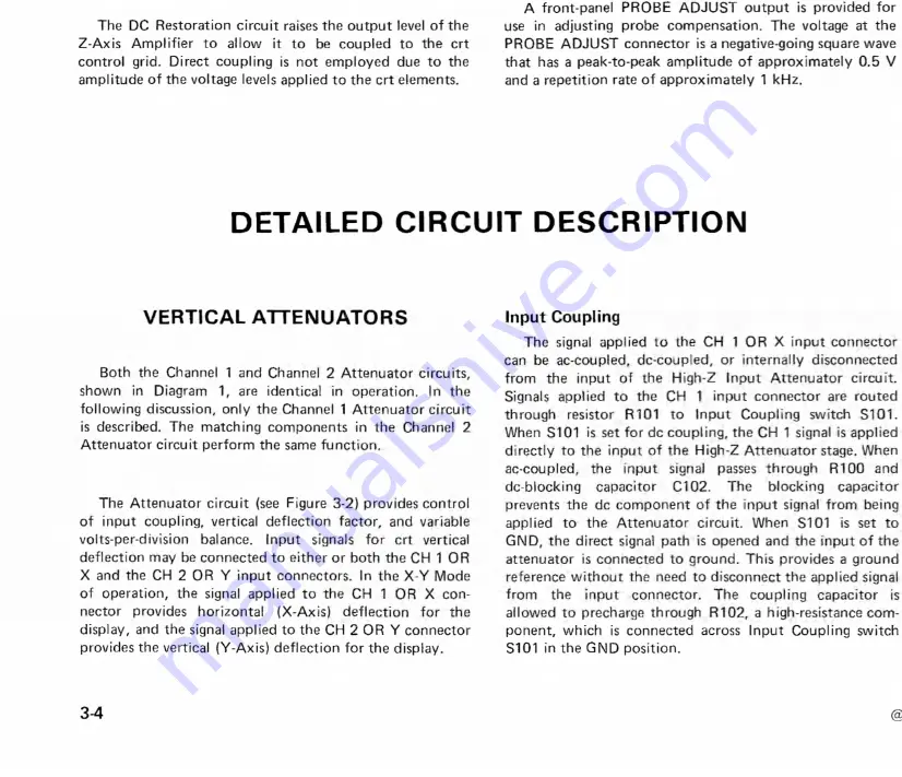 Tektronix 2215 Instruction Manual Download Page 55