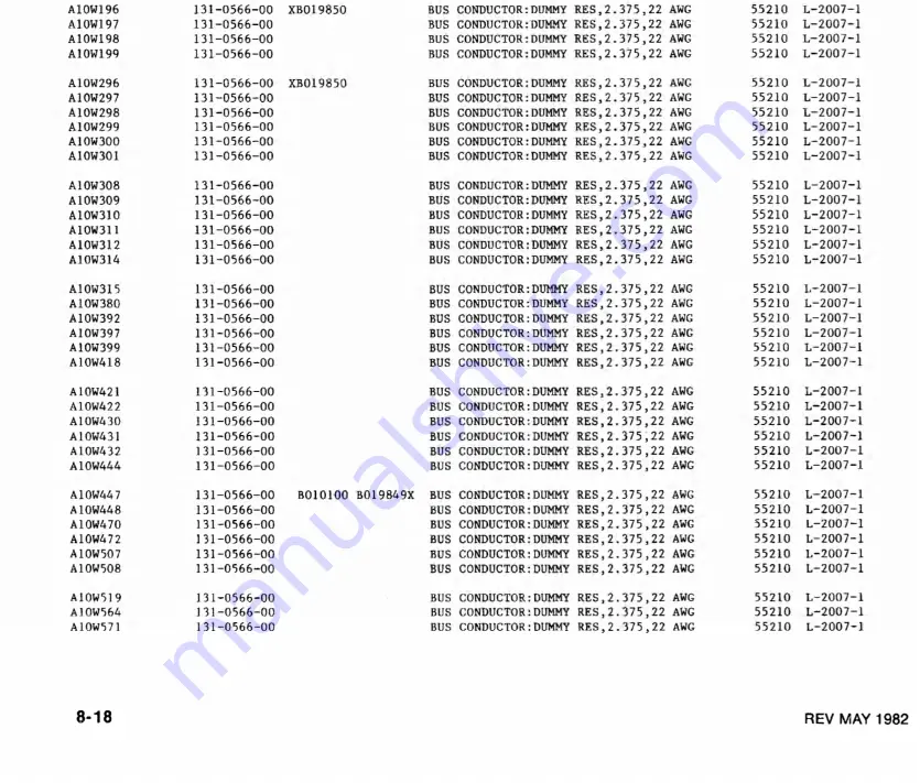 Tektronix 2215 Instruction Manual Download Page 233