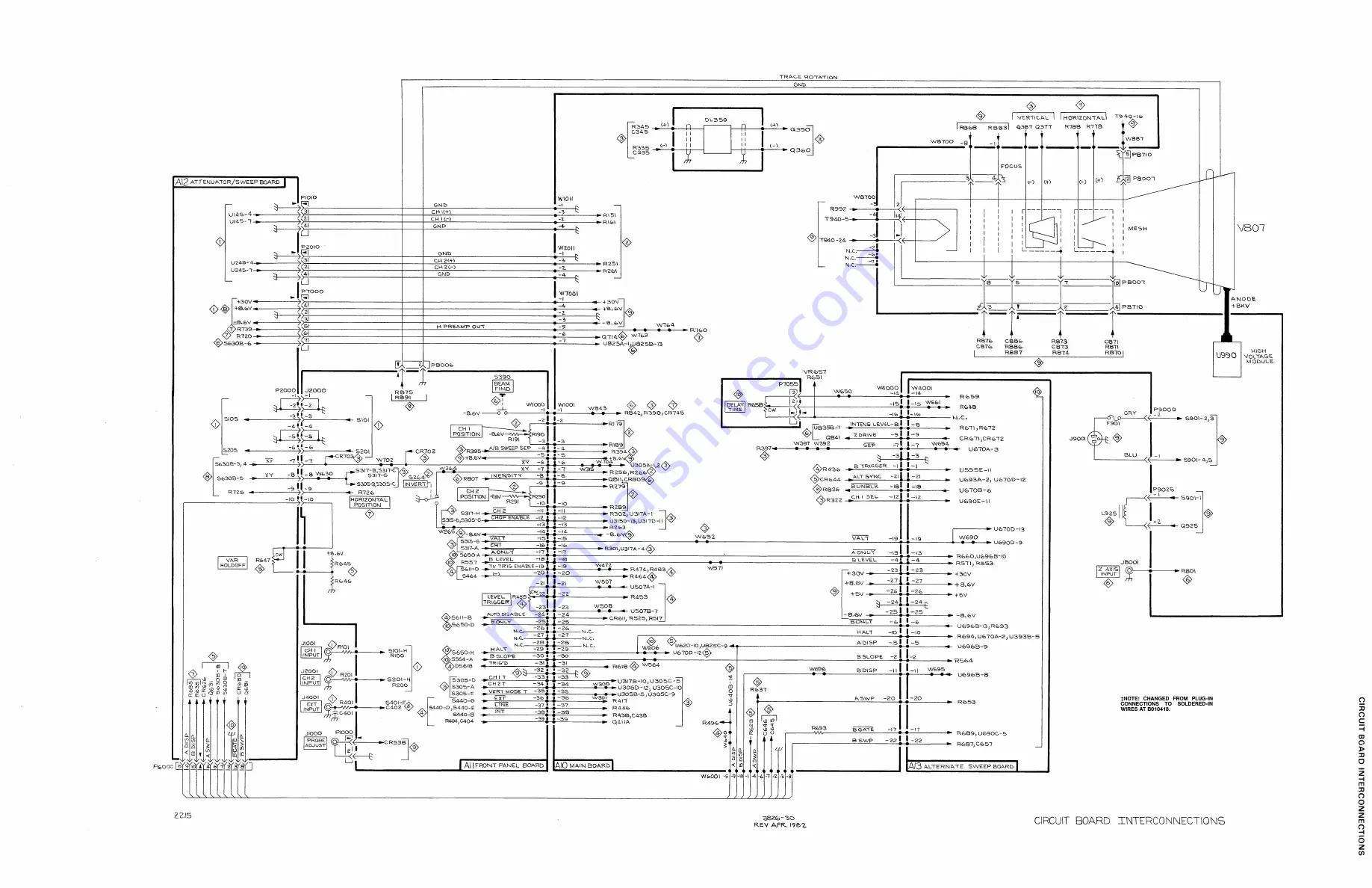 Tektronix 2215 Instruction Manual Download Page 262