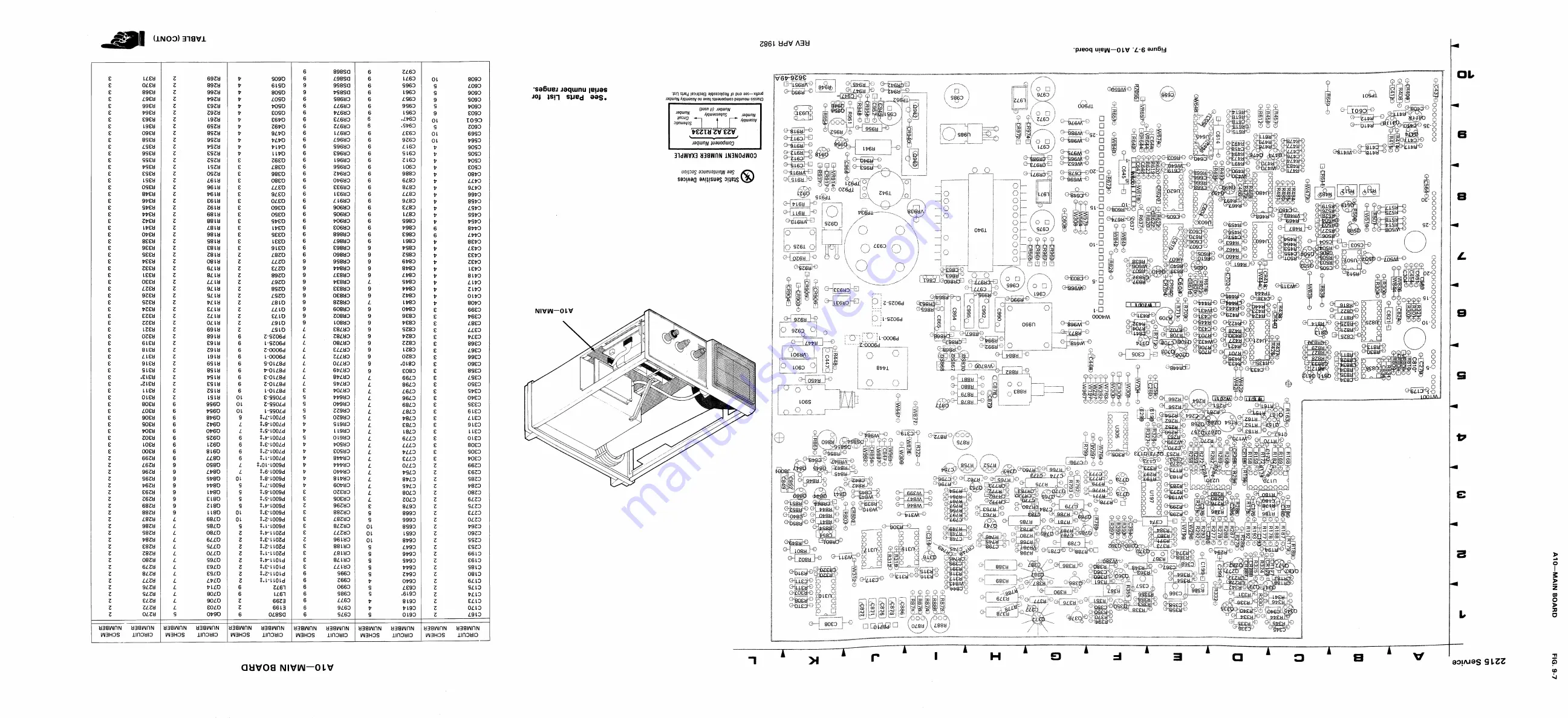 Tektronix 2215 Instruction Manual Download Page 265