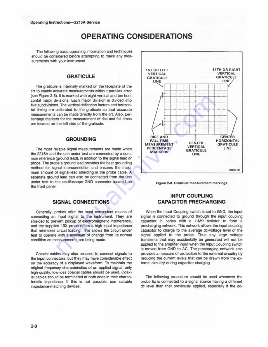 Tektronix 2215A Instruction Manual Download Page 25