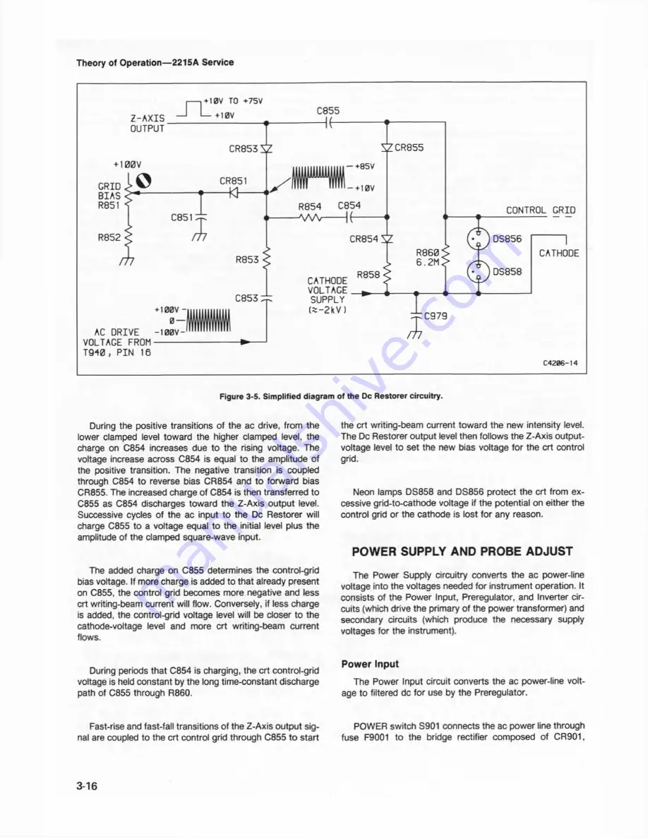 Tektronix 2215A Скачать руководство пользователя страница 43