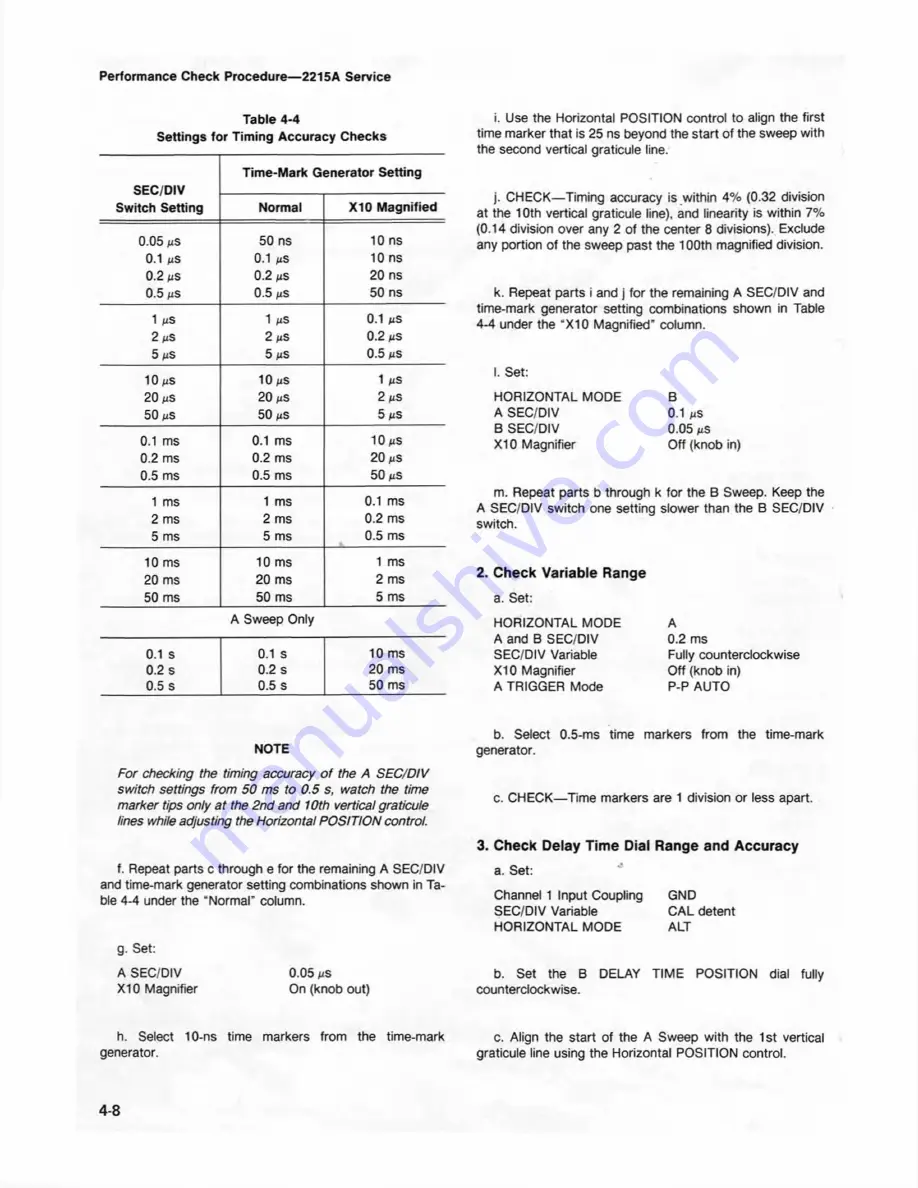 Tektronix 2215A Скачать руководство пользователя страница 53