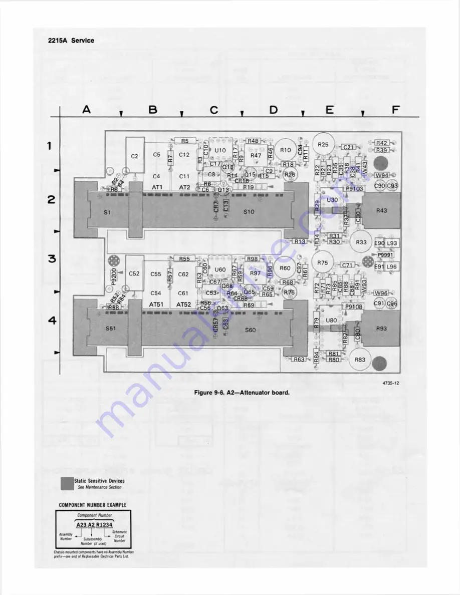 Tektronix 2215A Скачать руководство пользователя страница 146