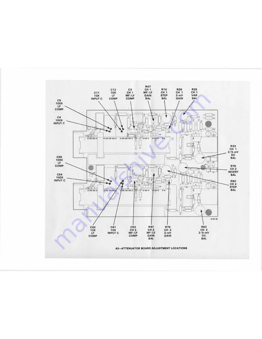 Tektronix 2215A Instruction Manual Download Page 185