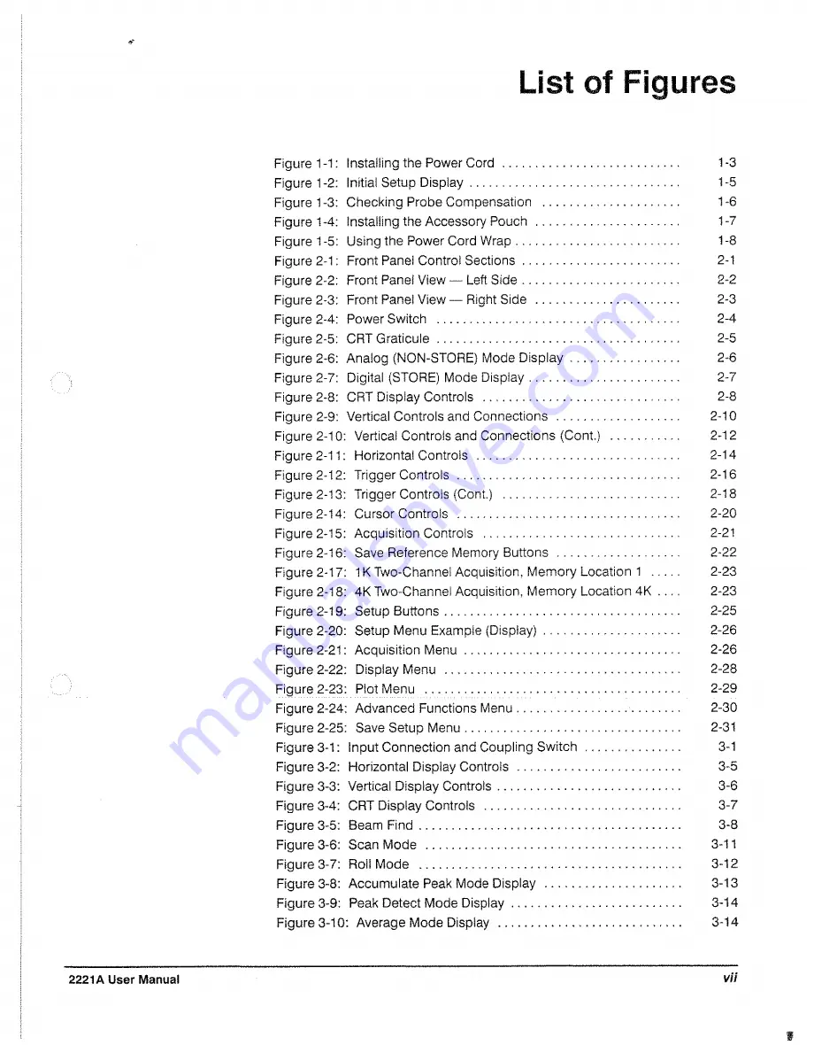 Tektronix 2221A User Manual Download Page 11