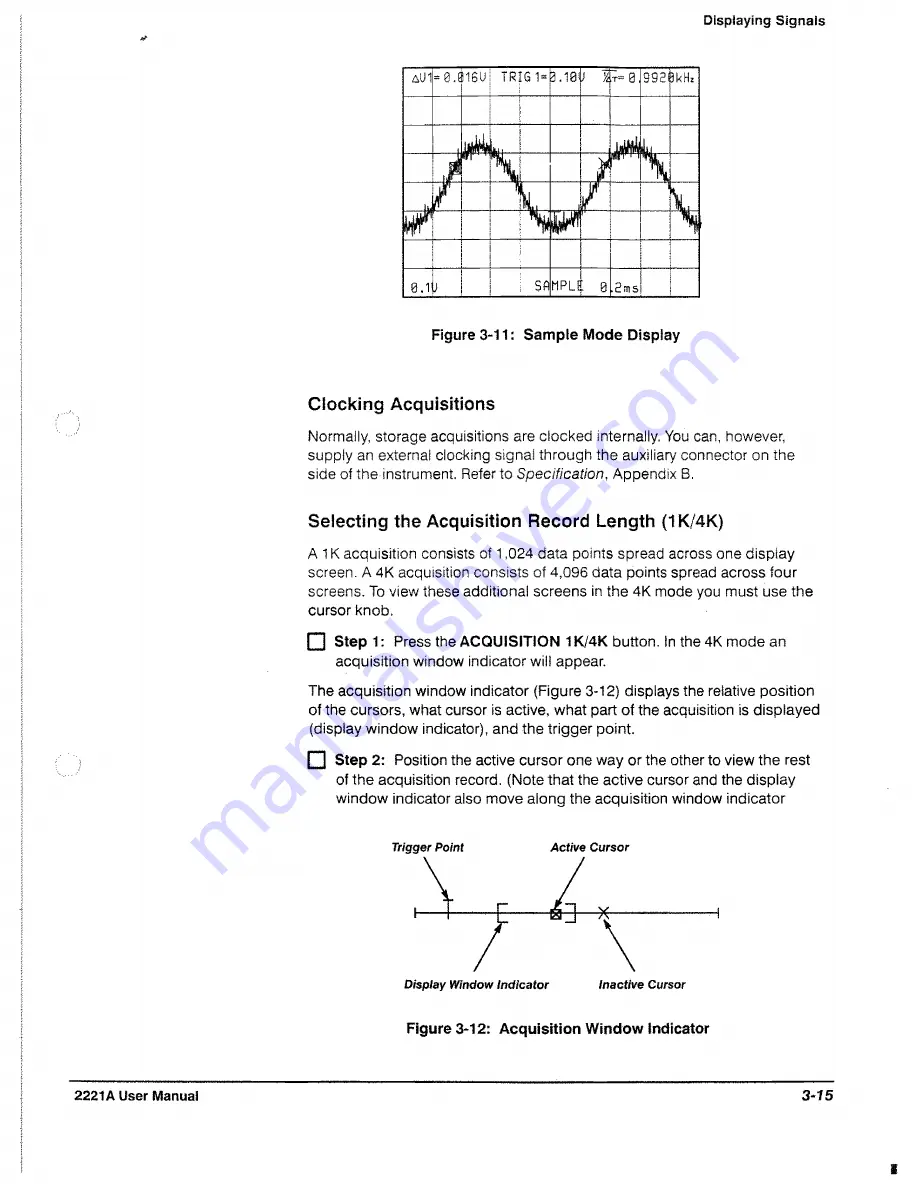 Tektronix 2221A User Manual Download Page 71