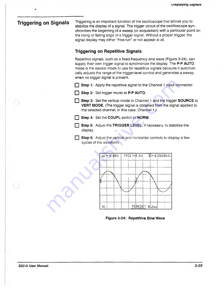 Tektronix 2221A User Manual Download Page 81