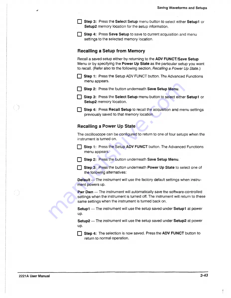 Tektronix 2221A User Manual Download Page 99