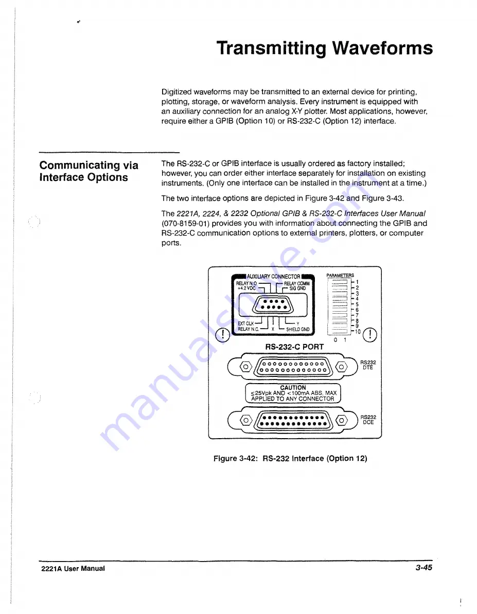 Tektronix 2221A Скачать руководство пользователя страница 101