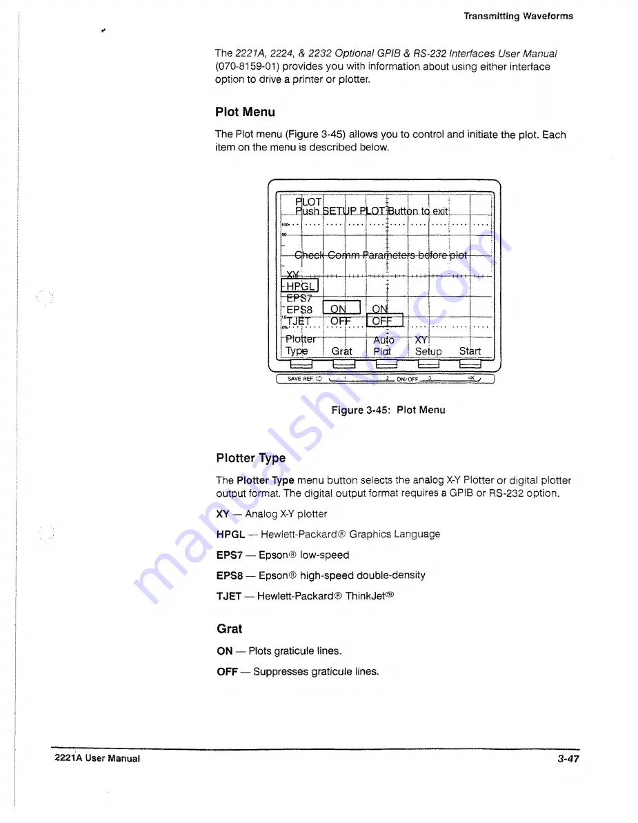 Tektronix 2221A Скачать руководство пользователя страница 103