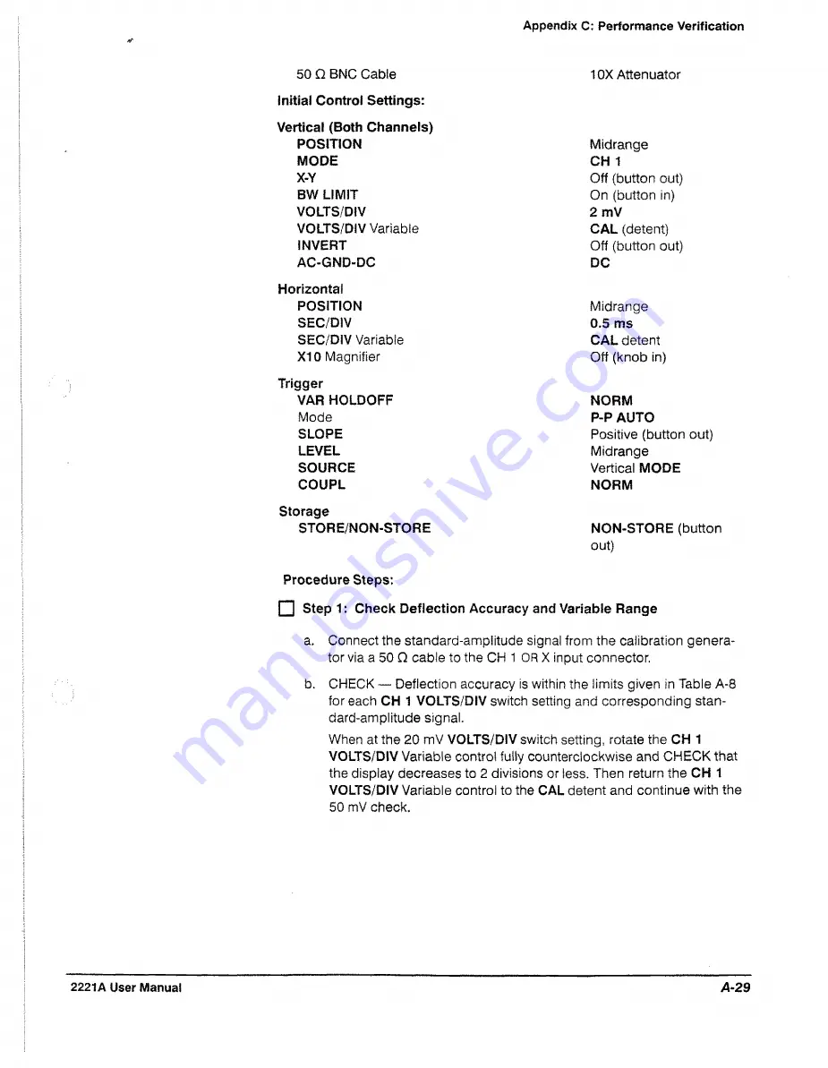 Tektronix 2221A Скачать руководство пользователя страница 133