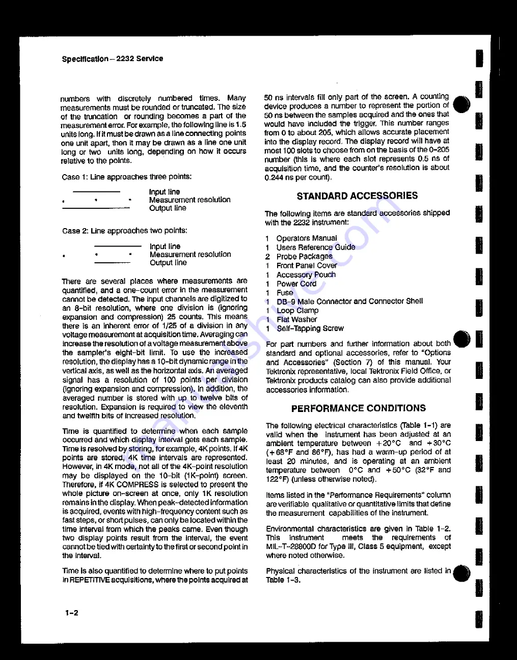 Tektronix 2232 Скачать руководство пользователя страница 11