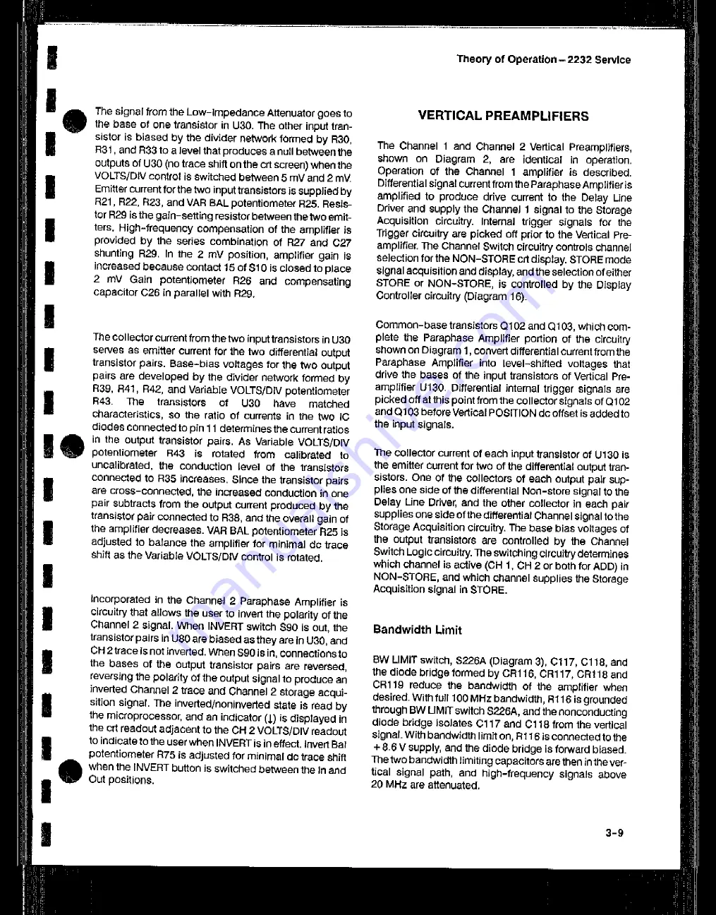 Tektronix 2232 Service Manual Download Page 38