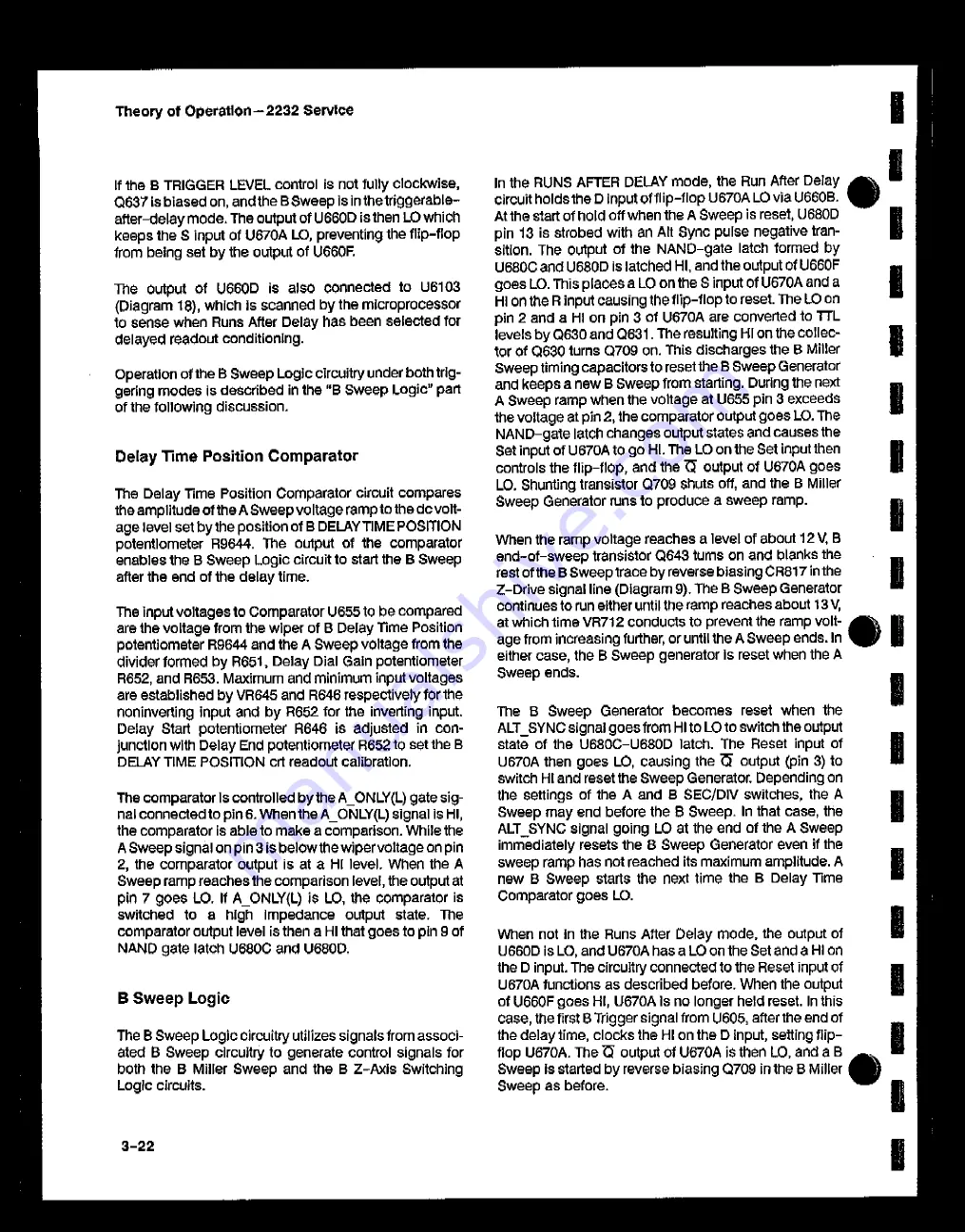 Tektronix 2232 Service Manual Download Page 51