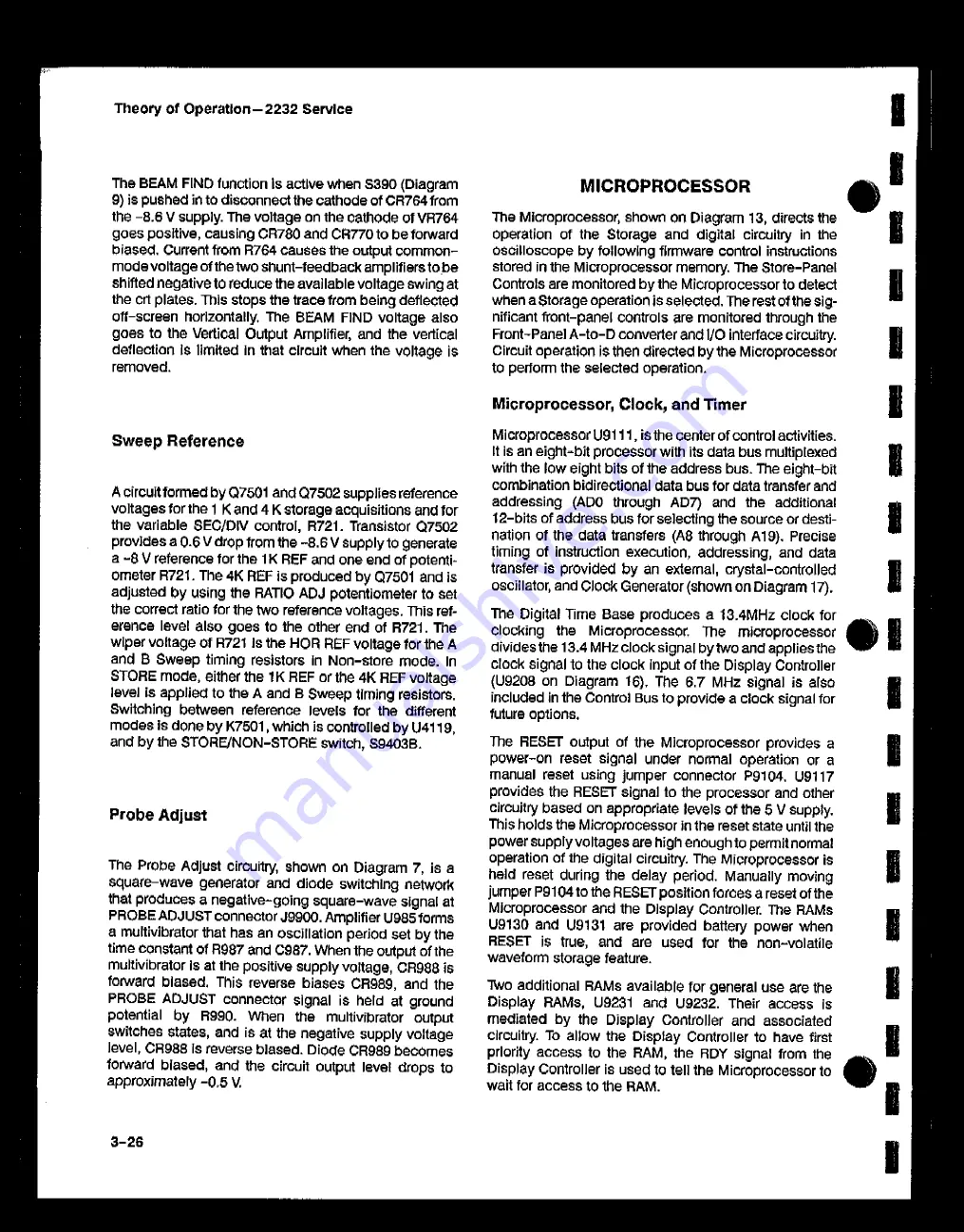 Tektronix 2232 Service Manual Download Page 55