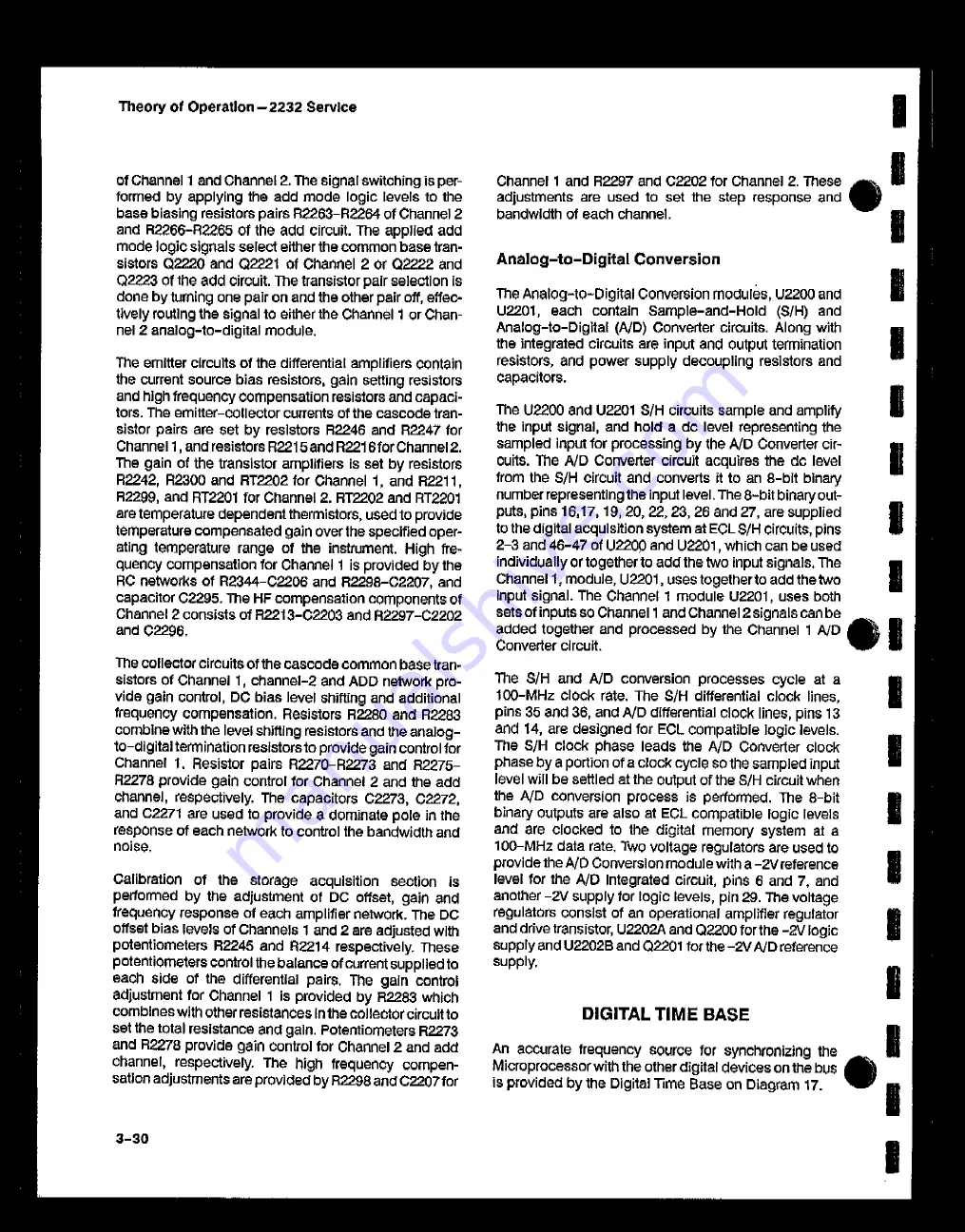 Tektronix 2232 Скачать руководство пользователя страница 59