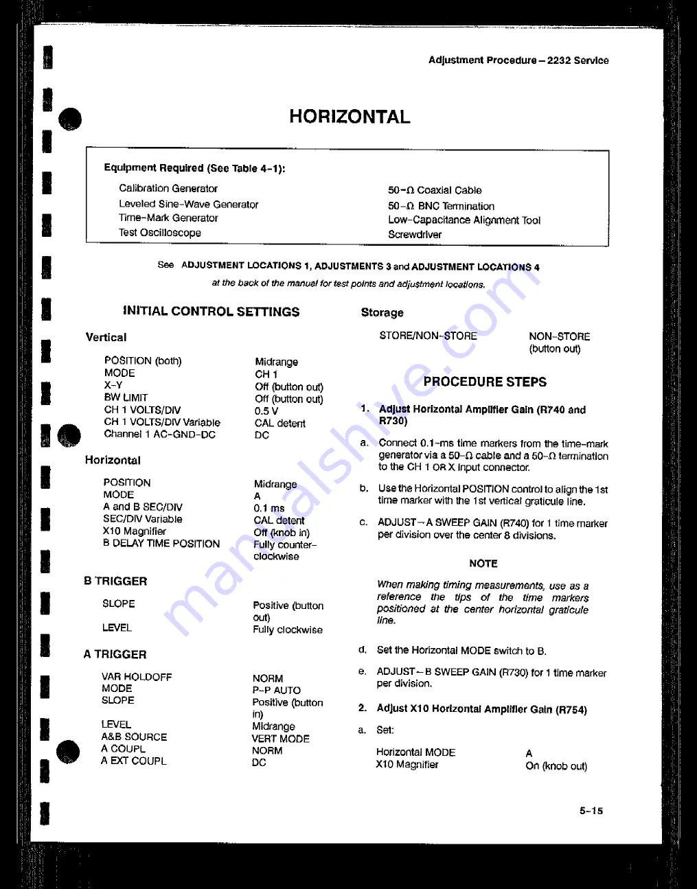 Tektronix 2232 Скачать руководство пользователя страница 107