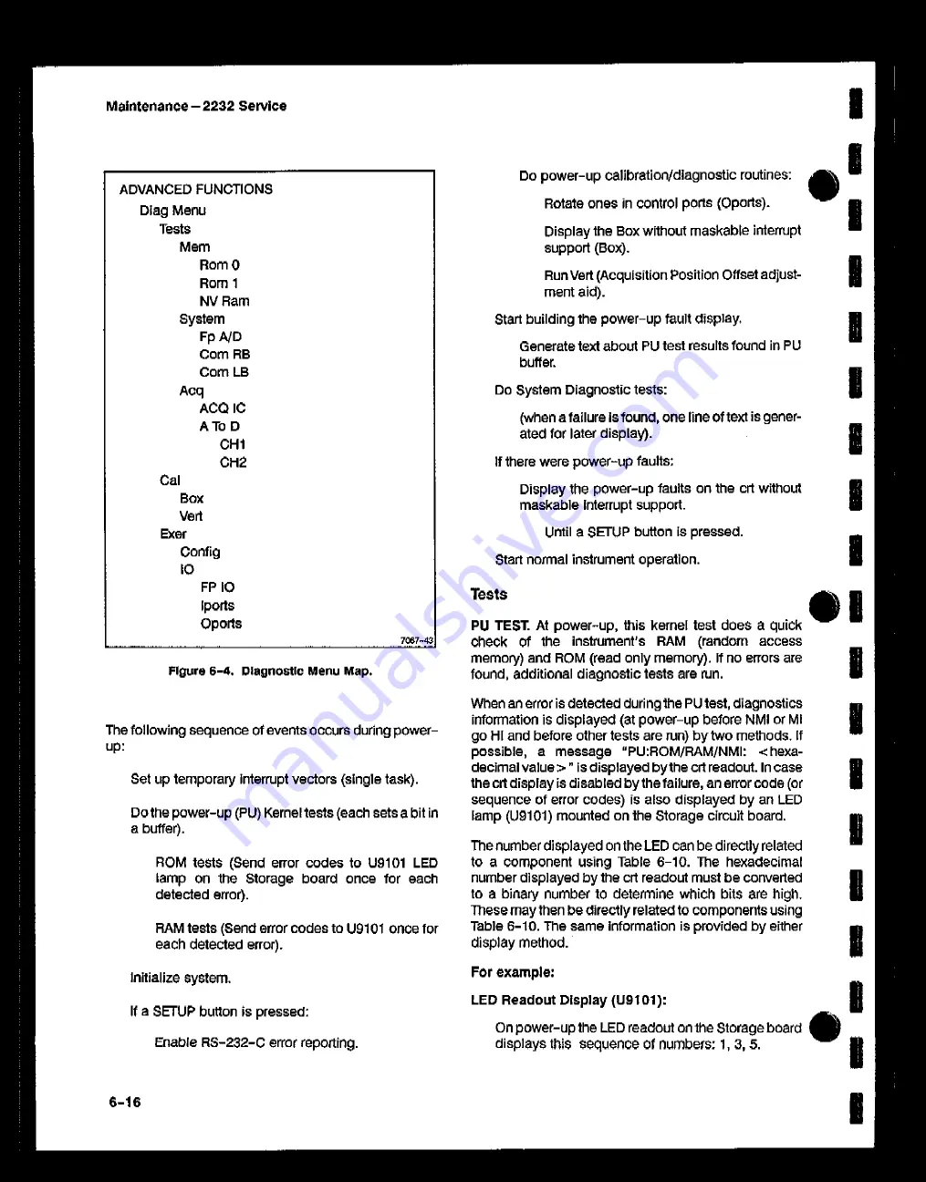 Tektronix 2232 Service Manual Download Page 131