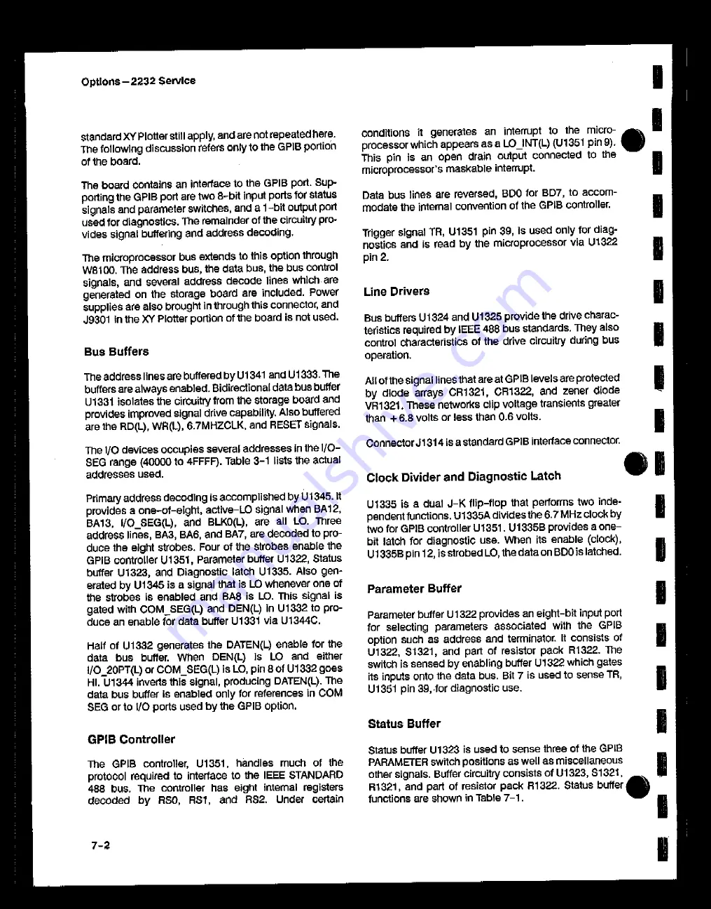 Tektronix 2232 Скачать руководство пользователя страница 152