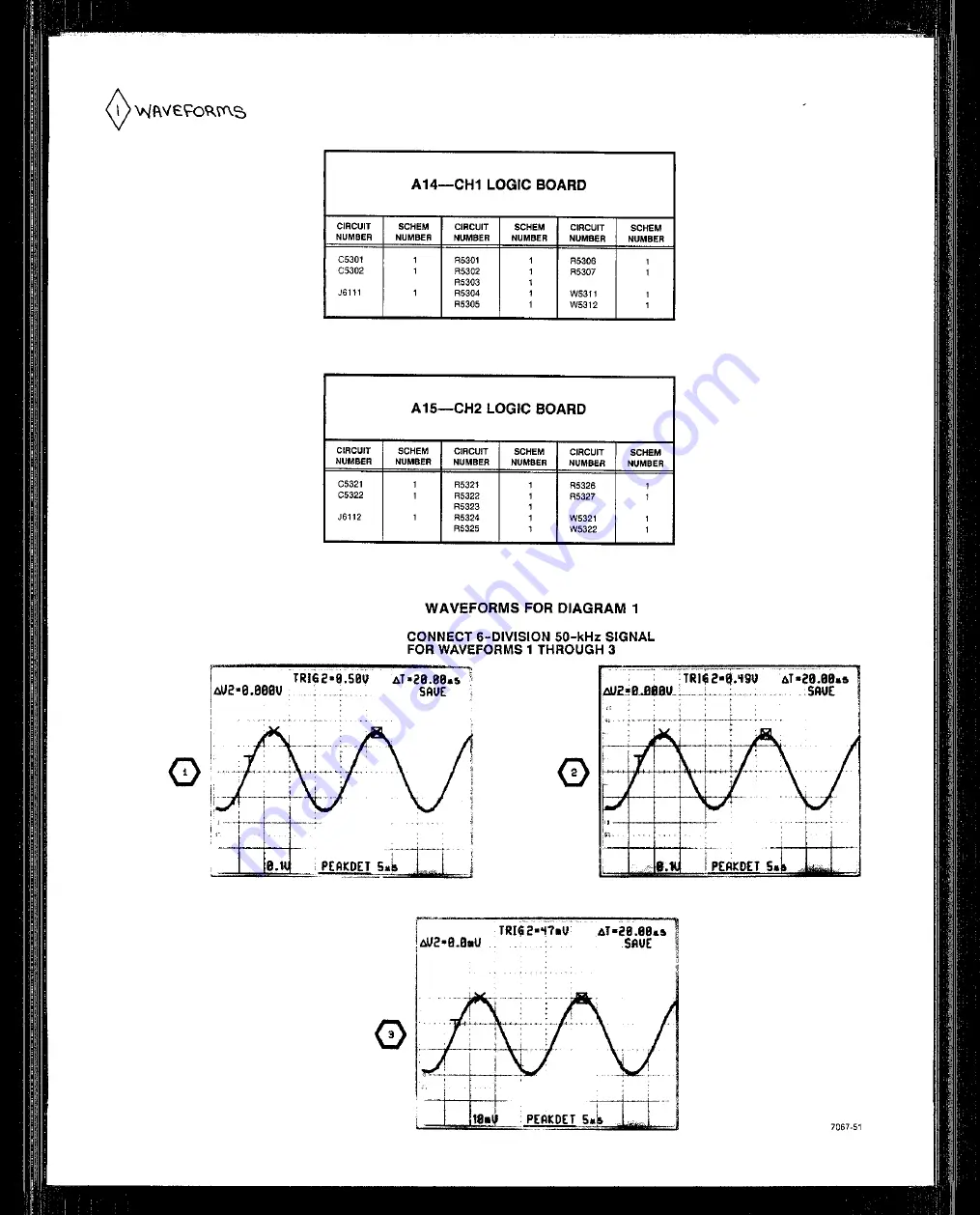 Tektronix 2232 Service Manual Download Page 241