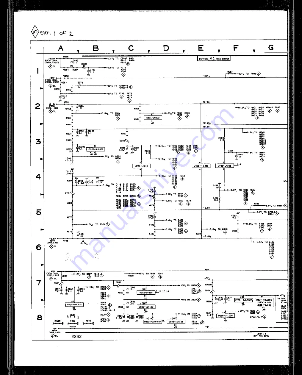 Tektronix 2232 Скачать руководство пользователя страница 304