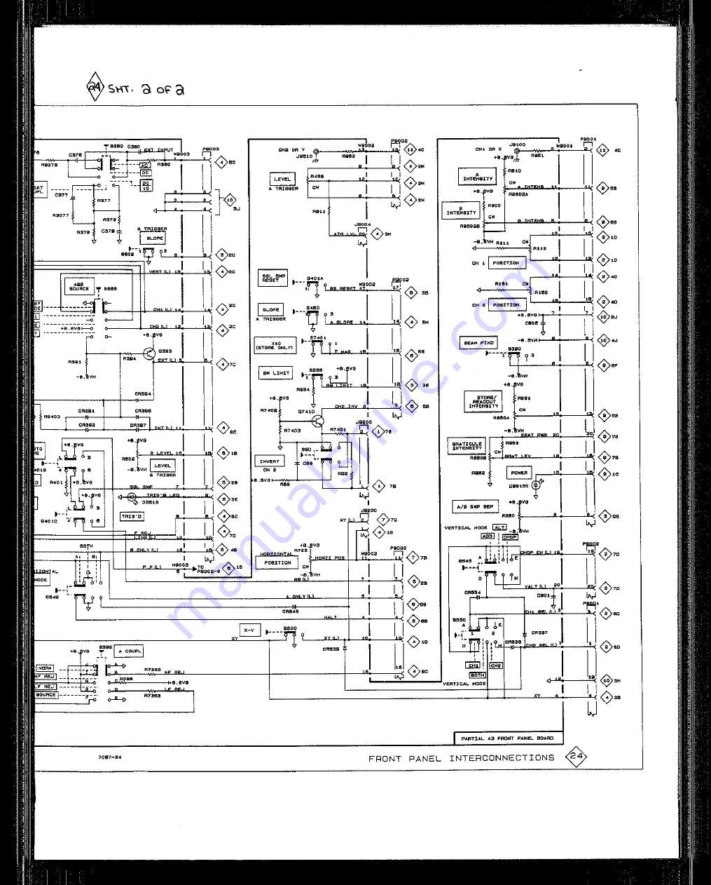 Tektronix 2232 Service Manual Download Page 372