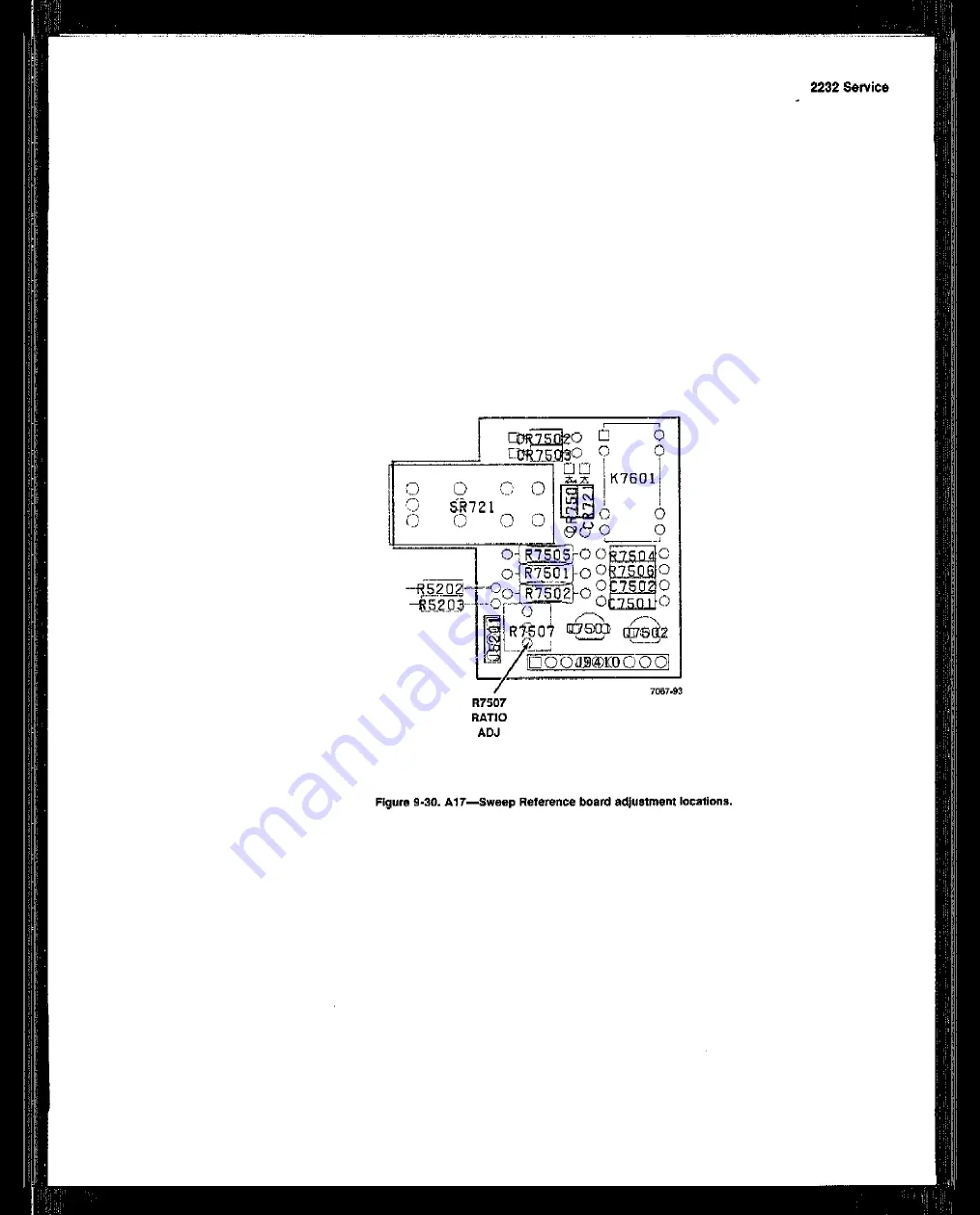 Tektronix 2232 Service Manual Download Page 395