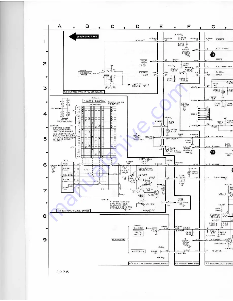 Tektronix 2235 Скачать руководство пользователя страница 188