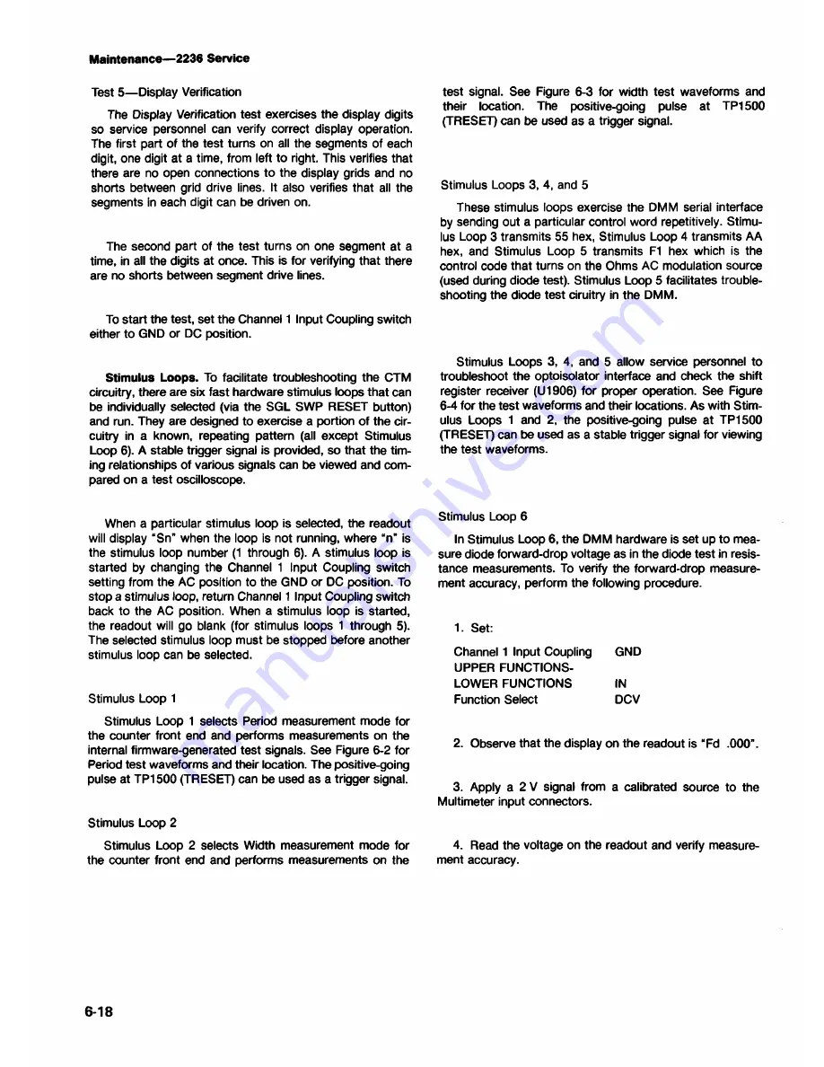 Tektronix 2236 Скачать руководство пользователя страница 150