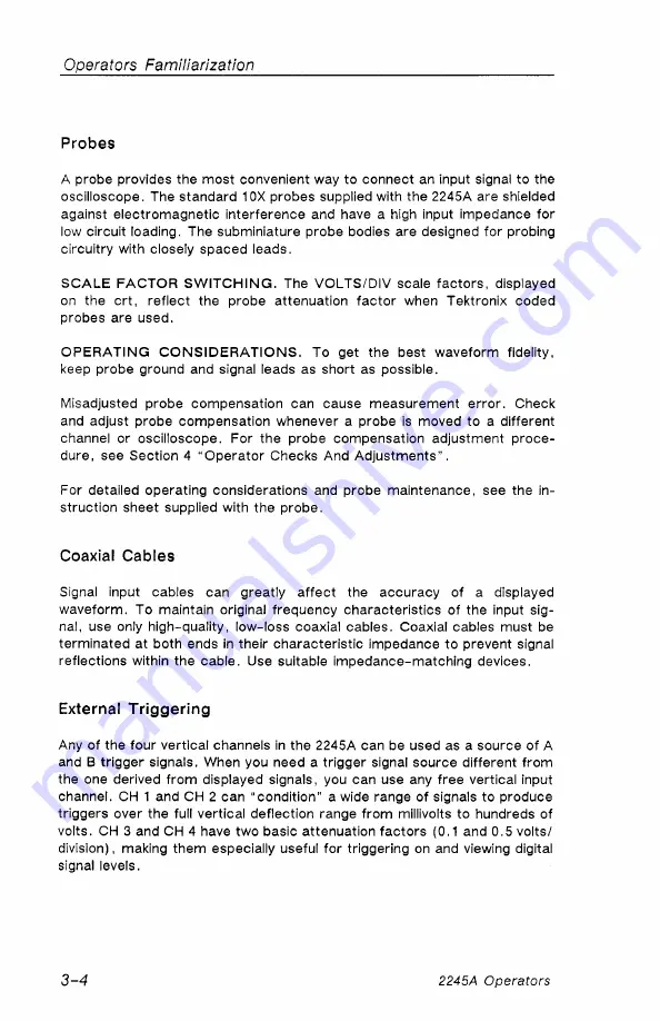 Tektronix 2245A Скачать руководство пользователя страница 52