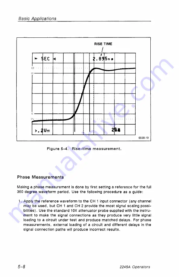 Tektronix 2245A Operator'S Manual Download Page 78