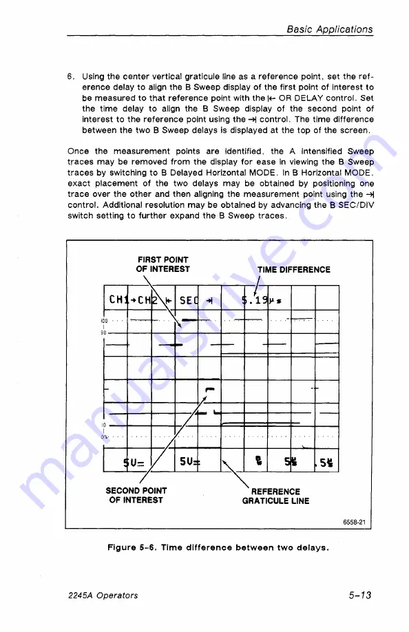 Tektronix 2245A Operator'S Manual Download Page 83