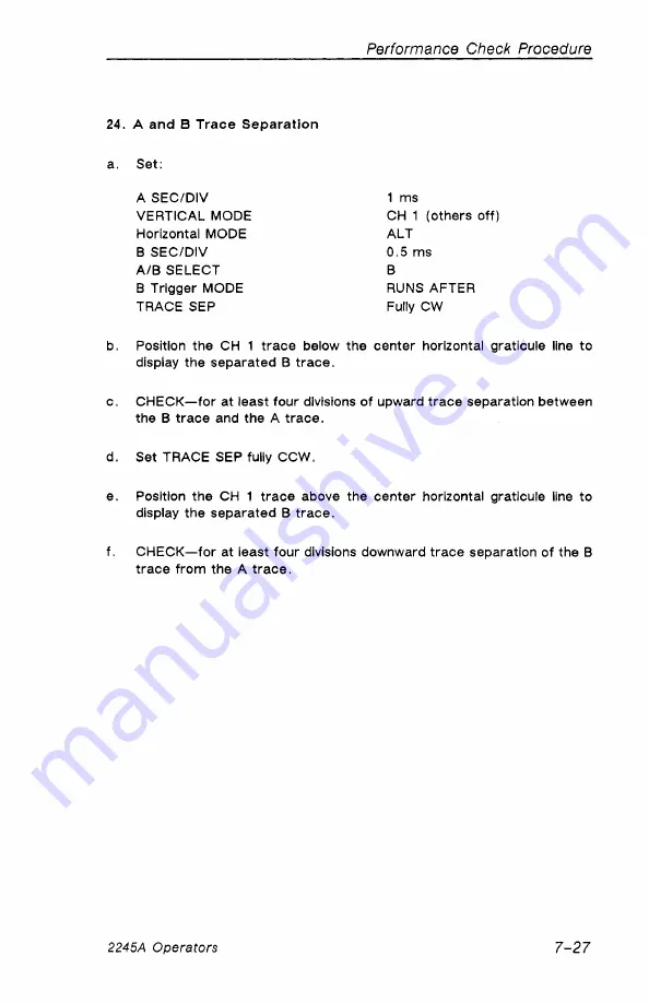 Tektronix 2245A Скачать руководство пользователя страница 137