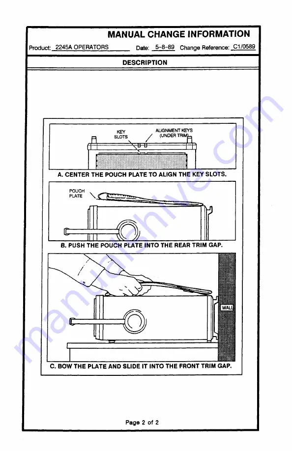 Tektronix 2245A Operator'S Manual Download Page 180