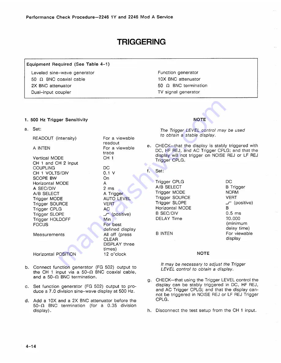 Tektronix 2246 1Y Скачать руководство пользователя страница 109