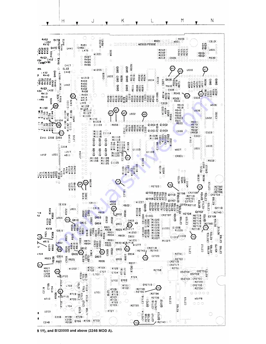 Tektronix 2246 1Y Service Manual Download Page 289