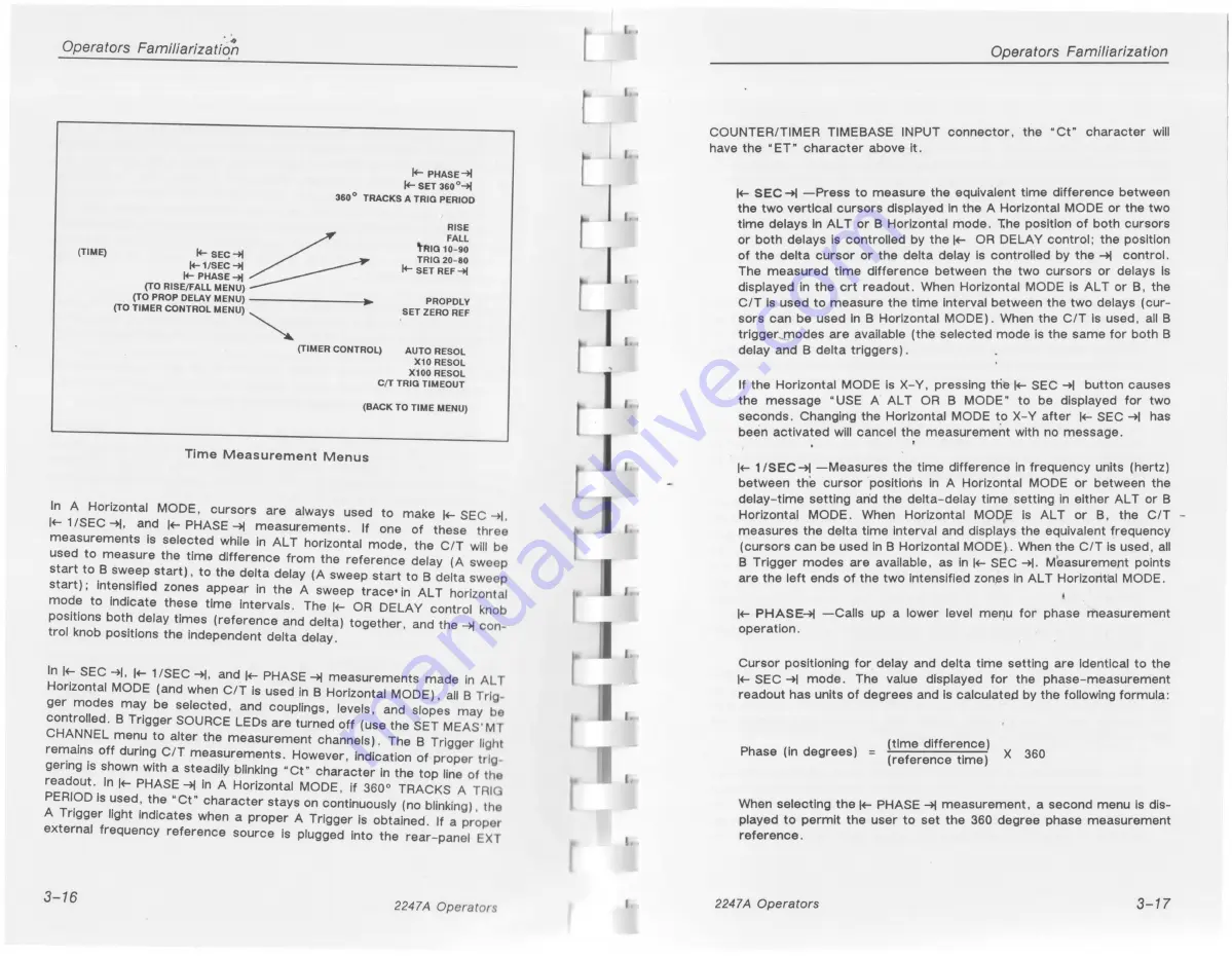 Tektronix 2247A Скачать руководство пользователя страница 38