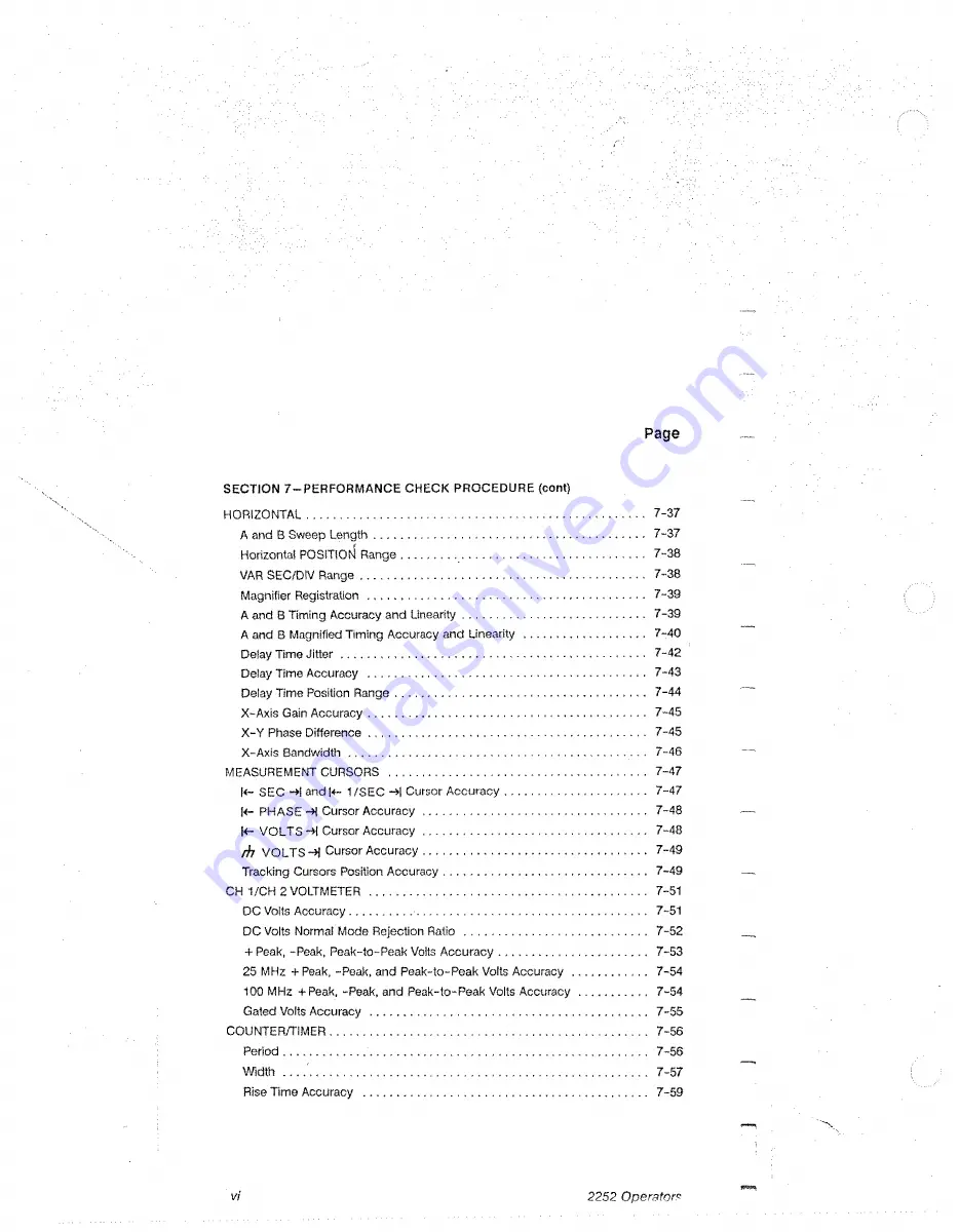 Tektronix 2252 Operator'S Manual Download Page 10