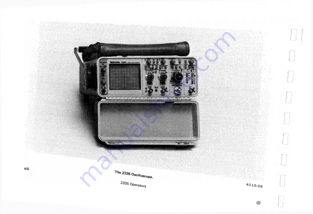 Tektronix 2335 Instruction Manual Download Page 11