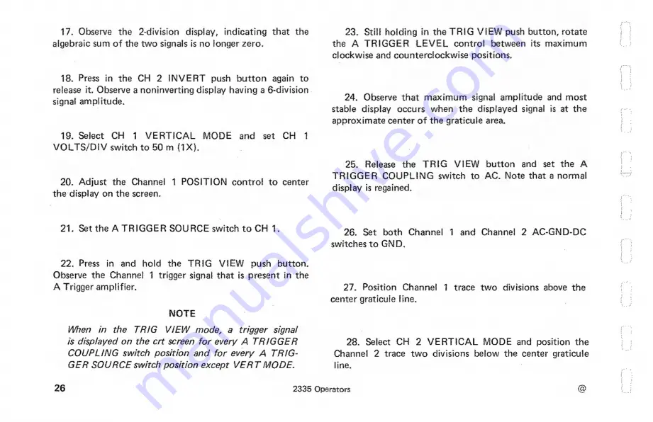 Tektronix 2335 Скачать руководство пользователя страница 39