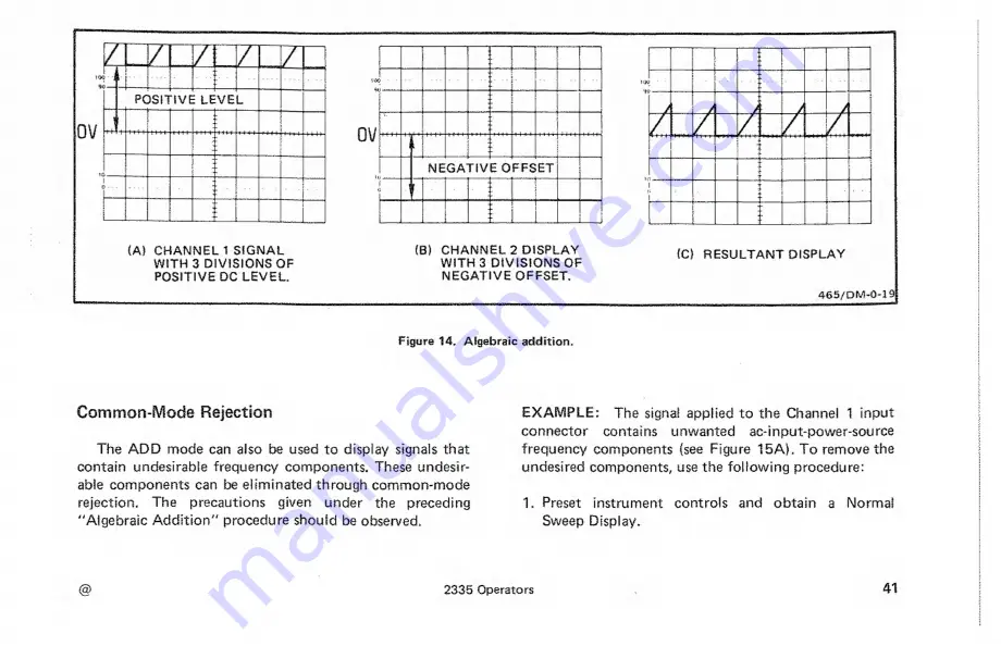 Tektronix 2335 Instruction Manual Download Page 54