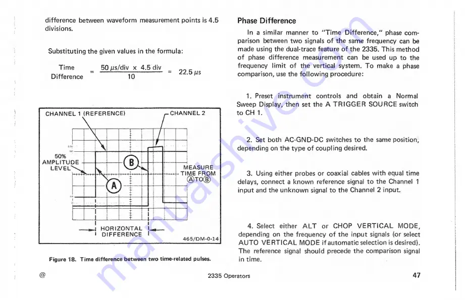 Tektronix 2335 Instruction Manual Download Page 60