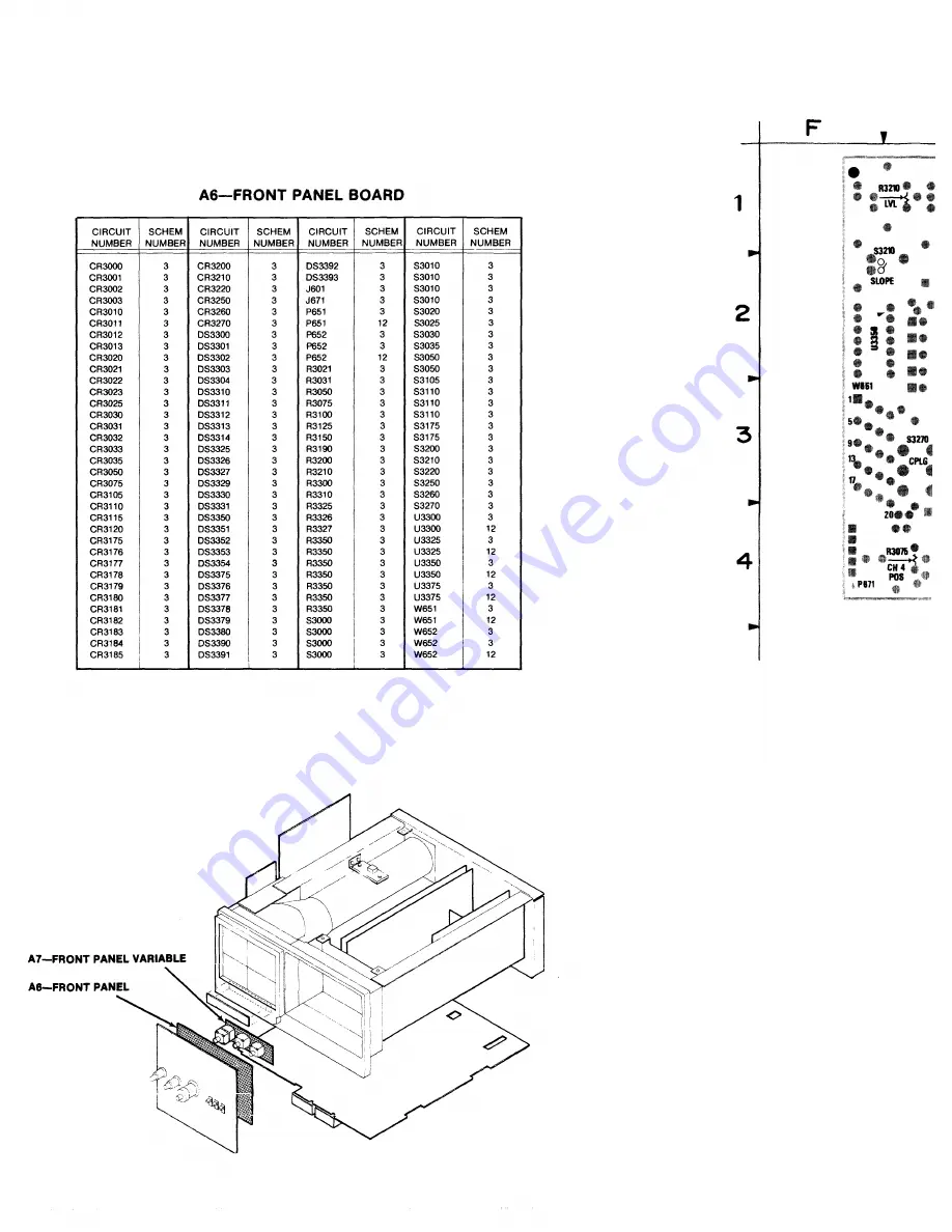 Tektronix 2445 Скачать руководство пользователя страница 225