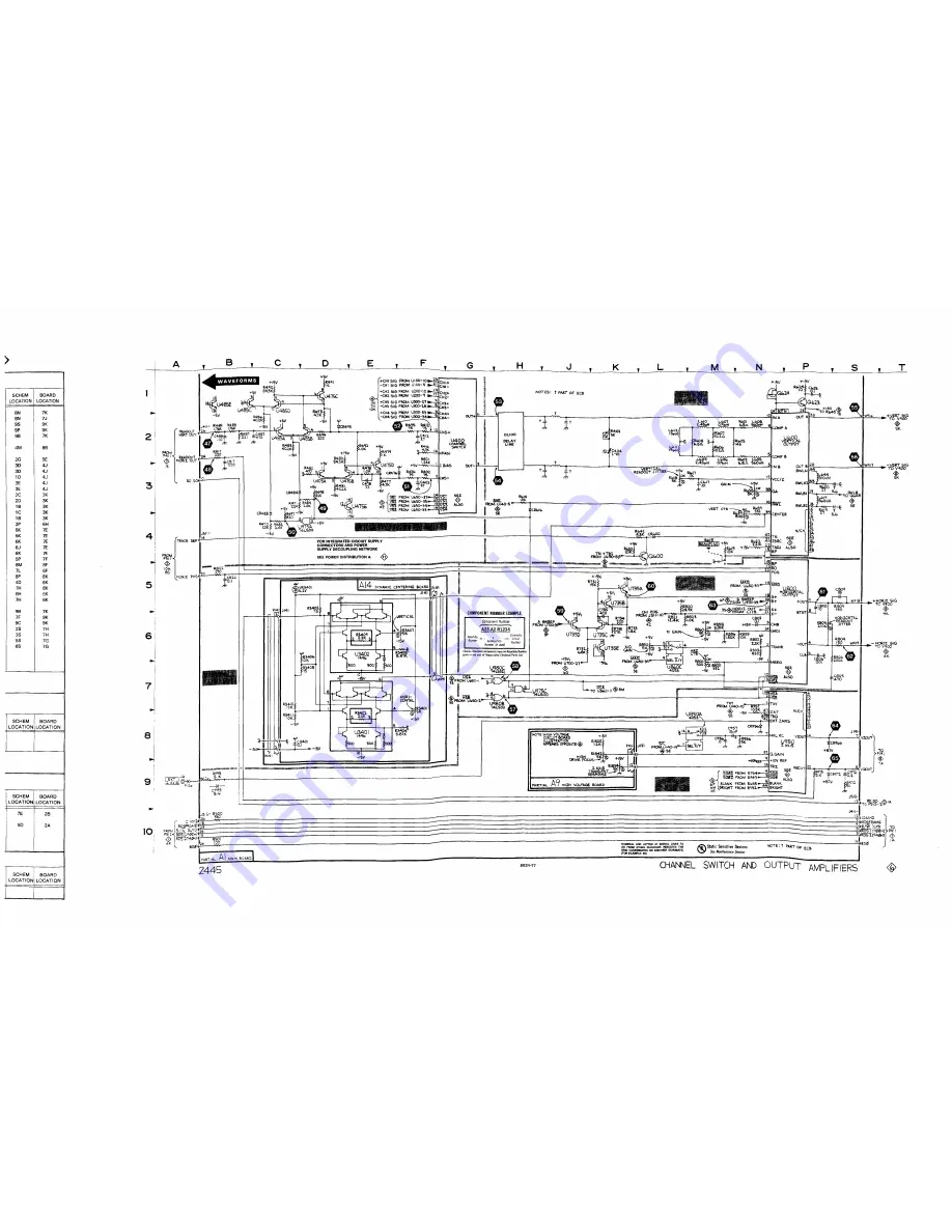 Tektronix 2445 Скачать руководство пользователя страница 257