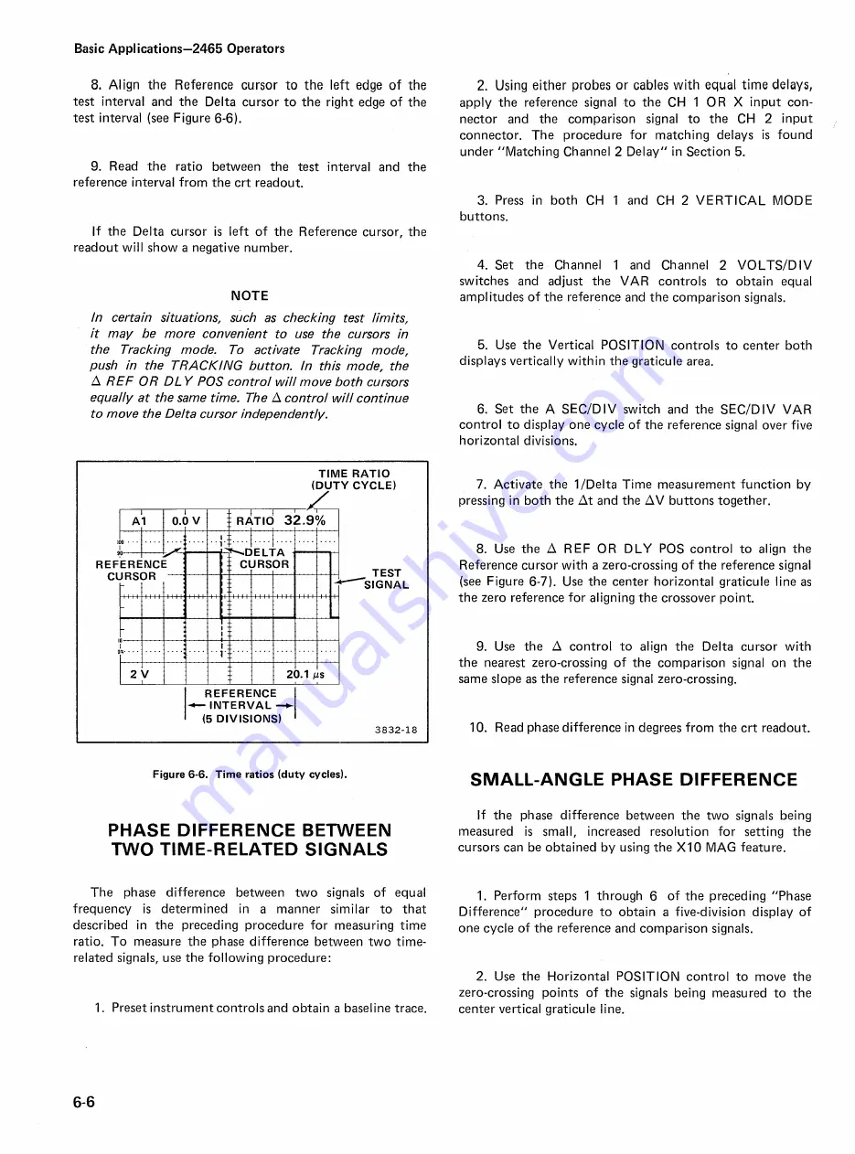 Tektronix 2465 Instruction Manual Download Page 46